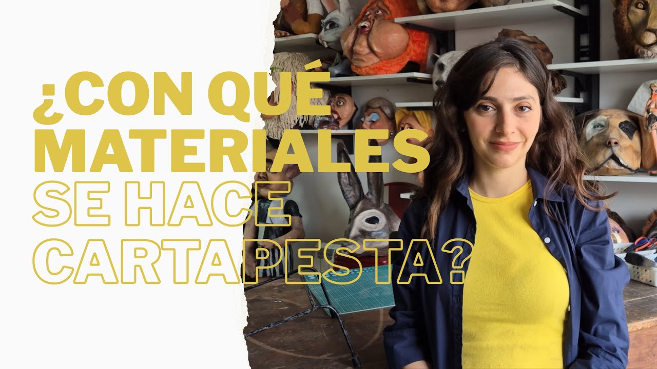 ¿Con qué materiales se puede hacer cartapesta?