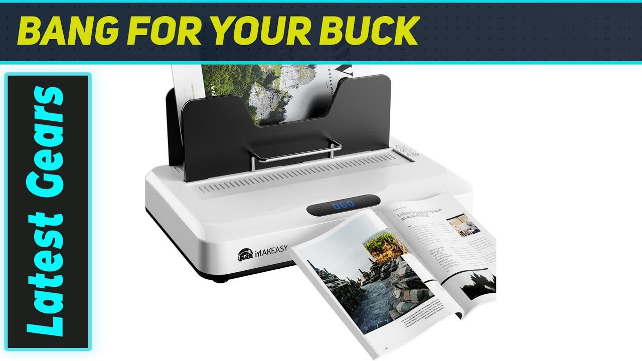 Термопереплетная машина MAKEASY: лучшая цифровая переплетная машина на 500 листов!