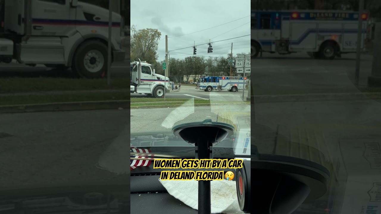 Women gets hit by a car . Florida 