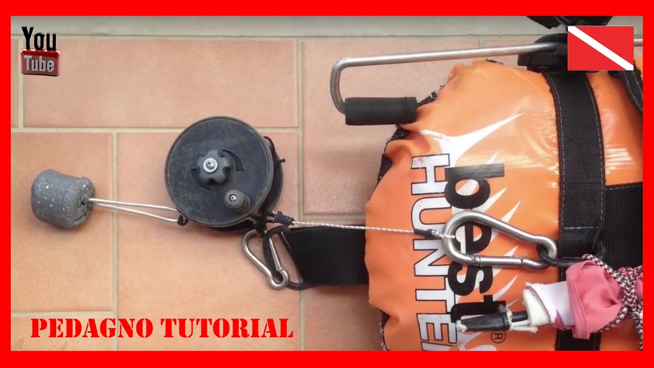 Pesca sub tutorial - Pedagno per la boa