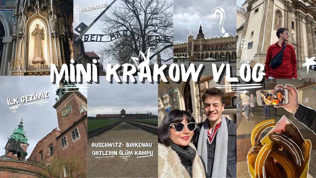 MİNİ KRAKOW VLOG I AUSCHWITZ'E GİTTİK I SOHBET VLOG I ERASMUS'TA İLK GEZİMİZ