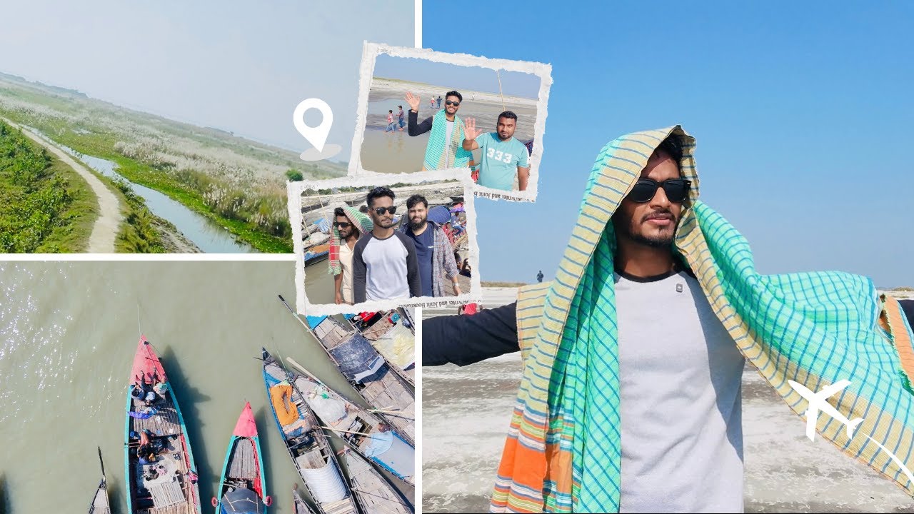 নদীর মাঝখানে চরে পিকনিক 😱 | নৌকায় গিয়ে রান্না আর খেলাধুলা | Brother Picnic Vlog