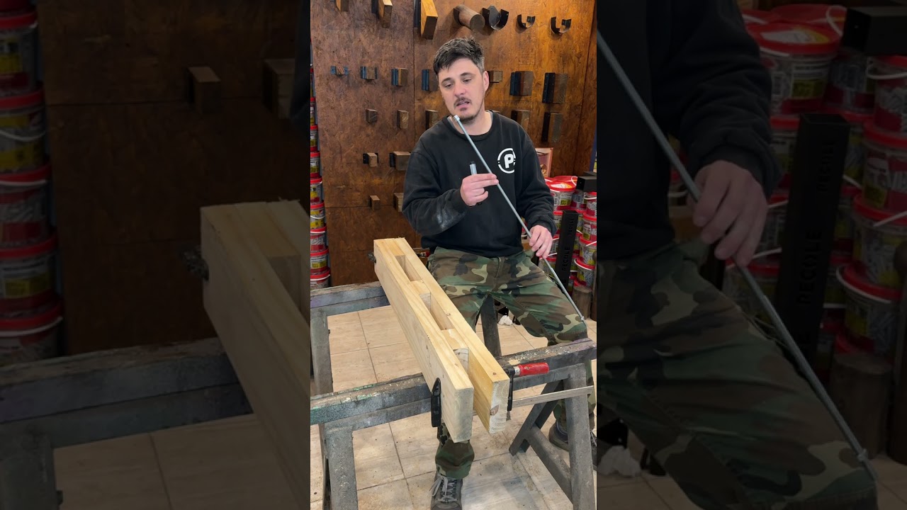 Como construir una columna de madera en H de 6x6