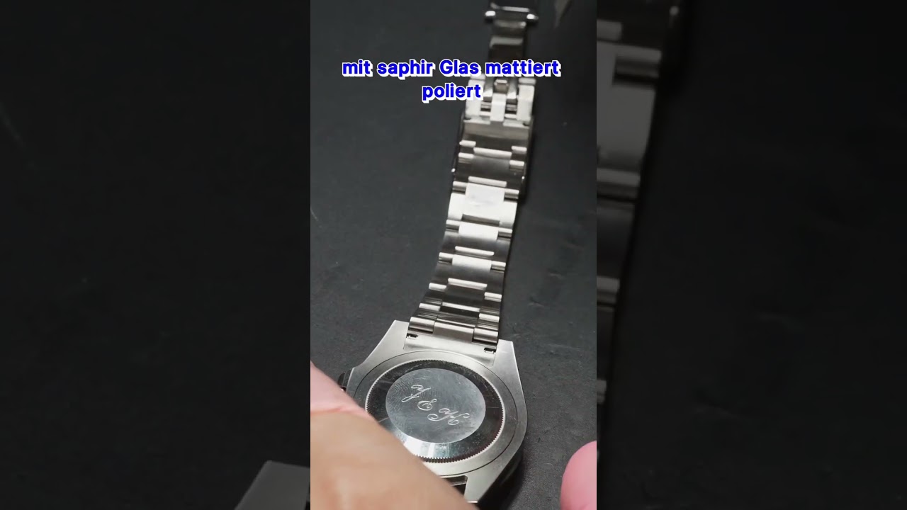 Hab nen GLASBODEN in meine ROLEX gebaut!