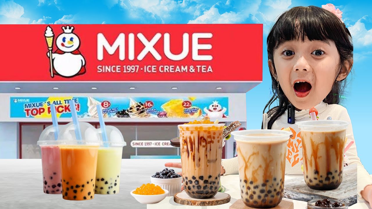 SAMANTHA BORONG SEMUA RASA ES KRIM BOBA MIXUE 🤤 KOMPILASI VIDEO #16