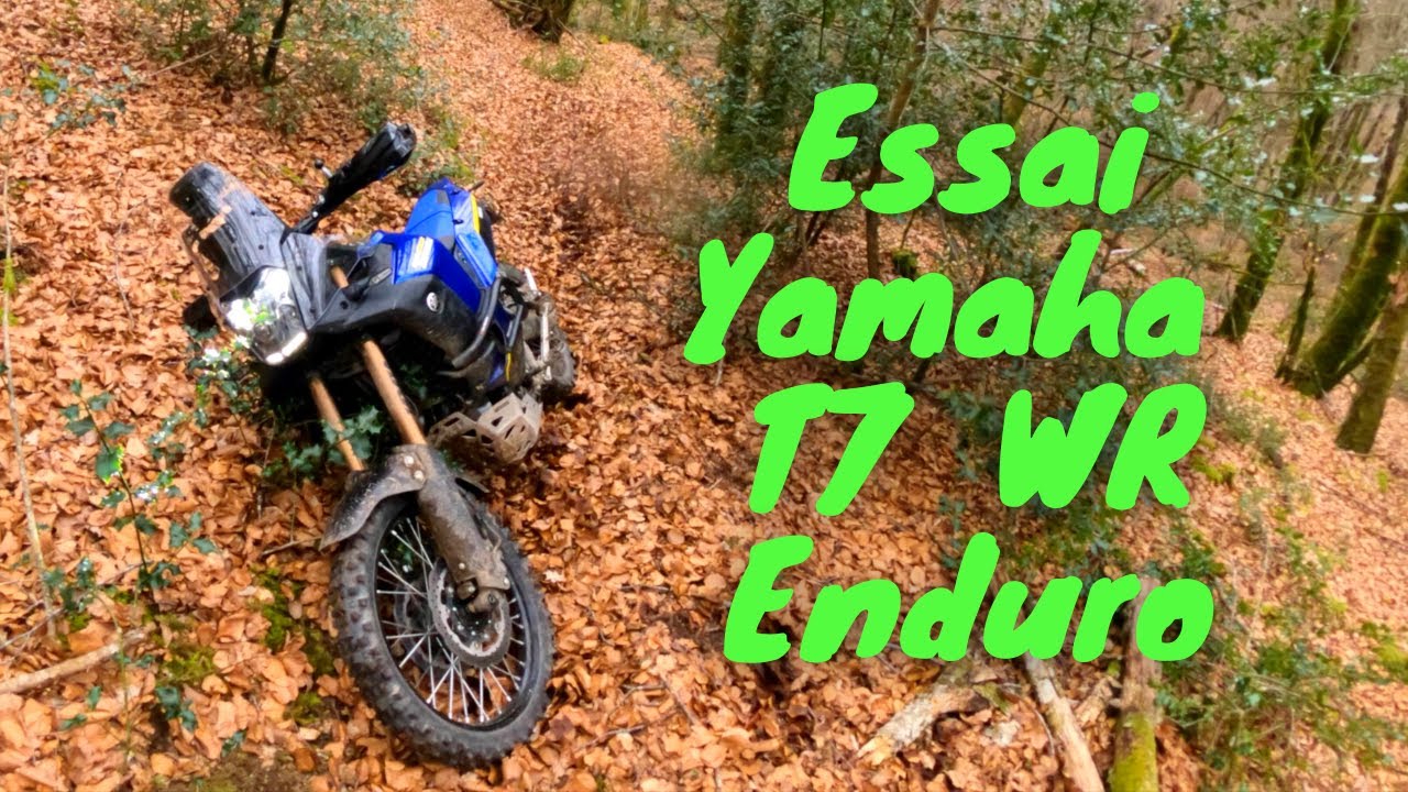 Essai Yamaha Tenere WORLD RAID dans de l'enduro 🤦🏼🔥🔥