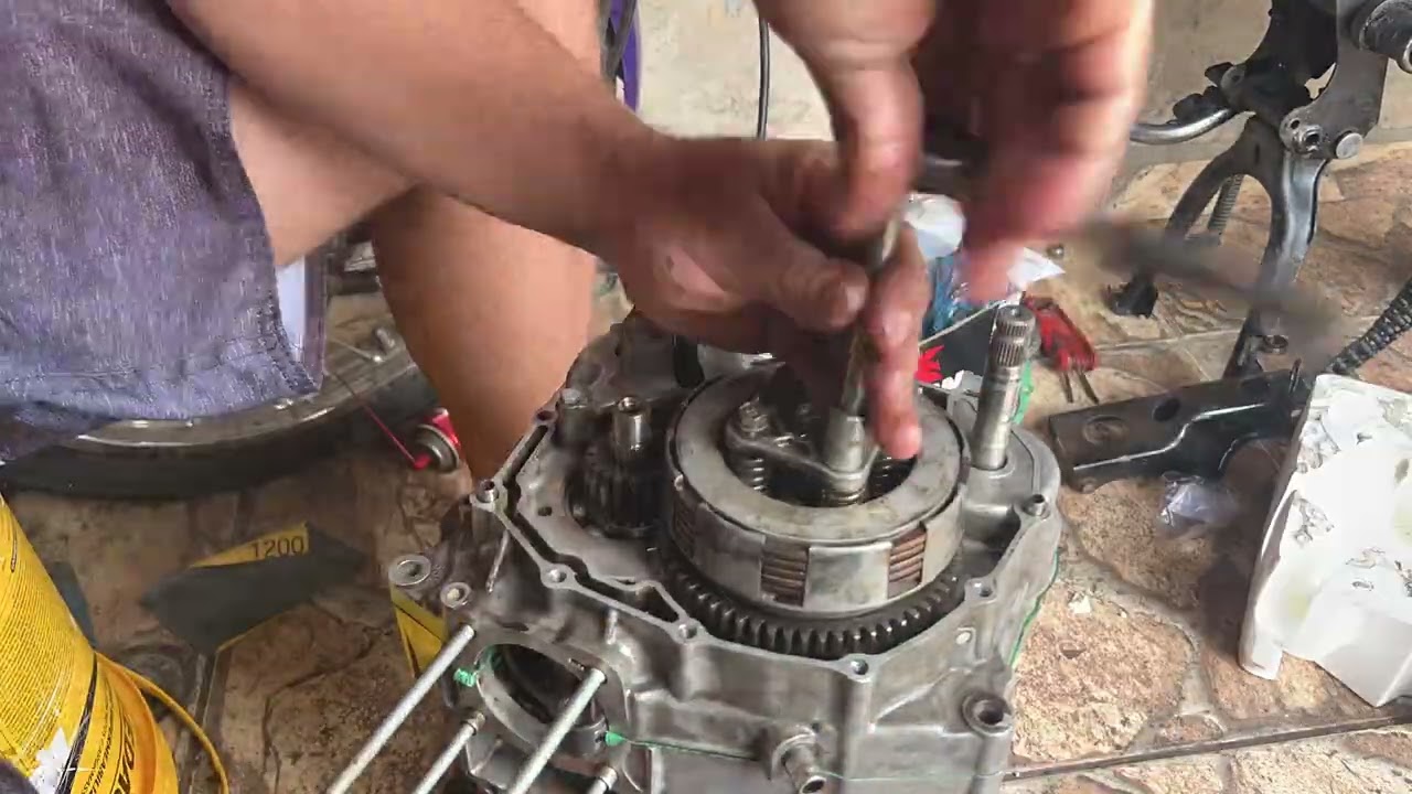 Montei o motor da minha CG 99 em casa mesmo 🤭