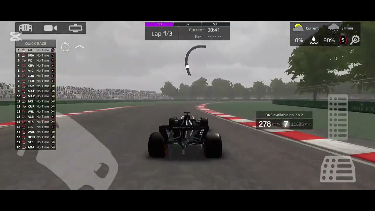 1st finished in F1 Racing #Foryou 