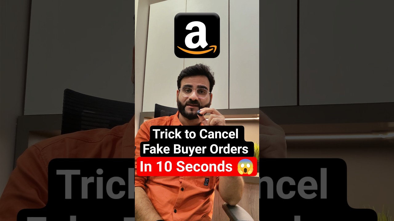 How to Cancel Fake Orders or Duplicate Multi Quantity Order in 10 Seconds on Amazon Seller Central 🔥