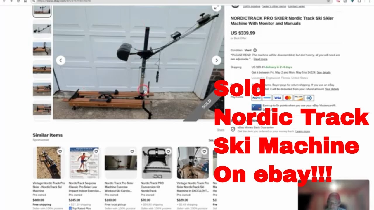 Sold On ebay Nordic Track Pro Ski Machine With Tips & Tricks I Also Talk about Shipping