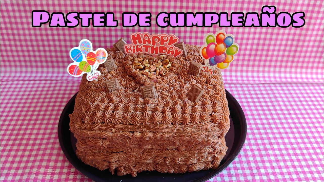 Pastel Doble de cumpleaños .