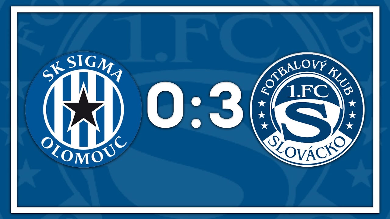 SESTŘIH: Sigma Olomouc - 1. FC Slovácko (0:3)