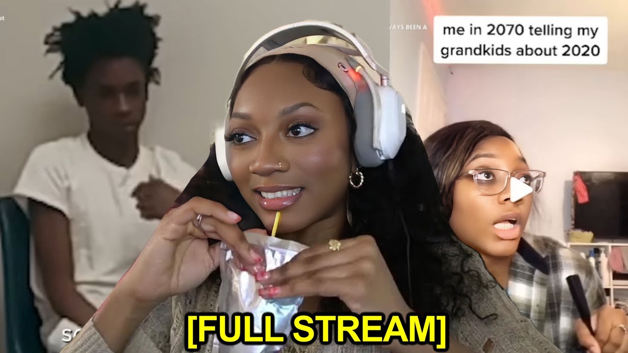 February 18, 2025 | True Crime React, Roblox Karaoke, Watching IG Reels & Kyah’s Old Tiktok’s