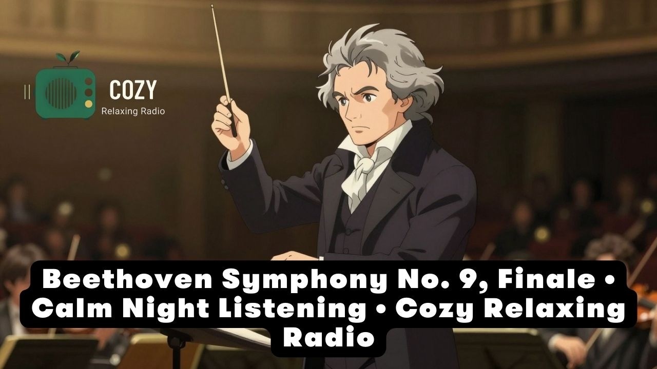 Beethoven Symphony No. 9, Finale • Calm Night Listening • Cozy Relaxing Radio