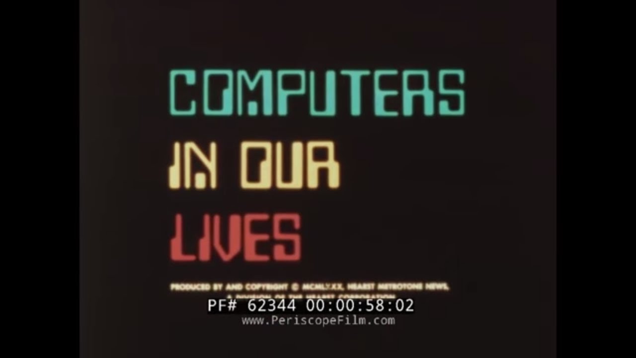 COMPUTERS IN OUR LIVES  1980s INTRODUCTION TO COMPUTERS 62344