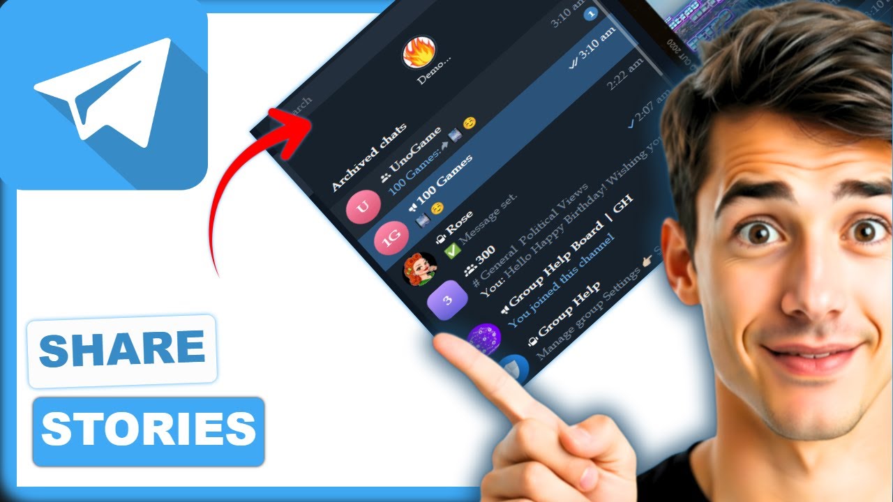 Как делиться историями в Telegram на ПК (самый простой способ) (руководство 2026 года)