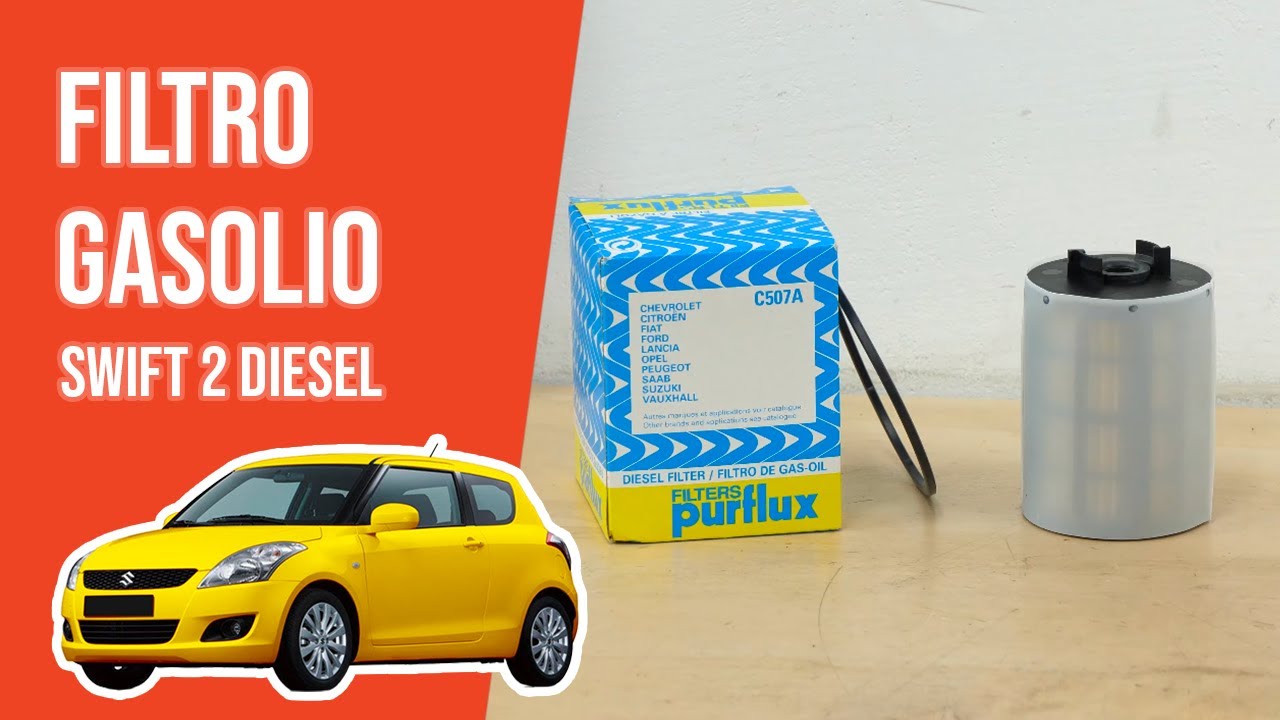 Cambio filtro gasolio Swift 2 1.3 DDiS ⛽