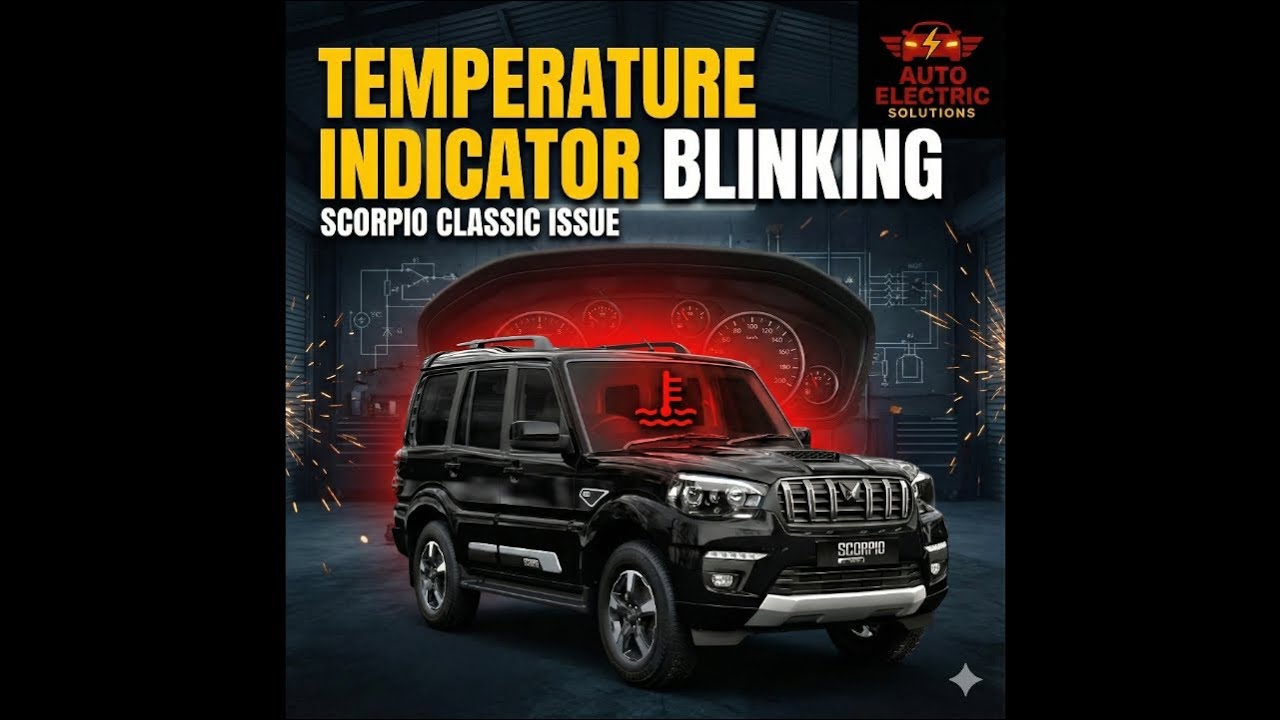 Scorpio Temperature indicator blinking|Solved