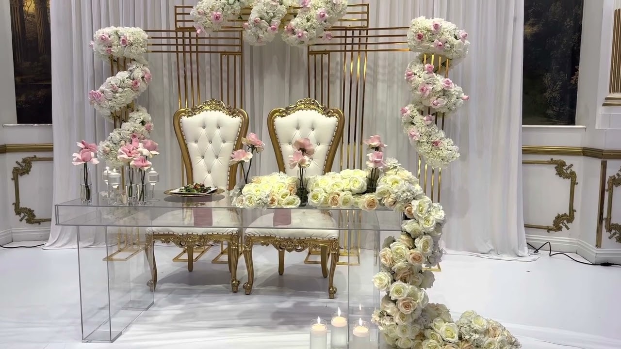 The Art of Wedding Planning: Luxury Wedding Design Setup for a King and His Queen, Exquisite Details
