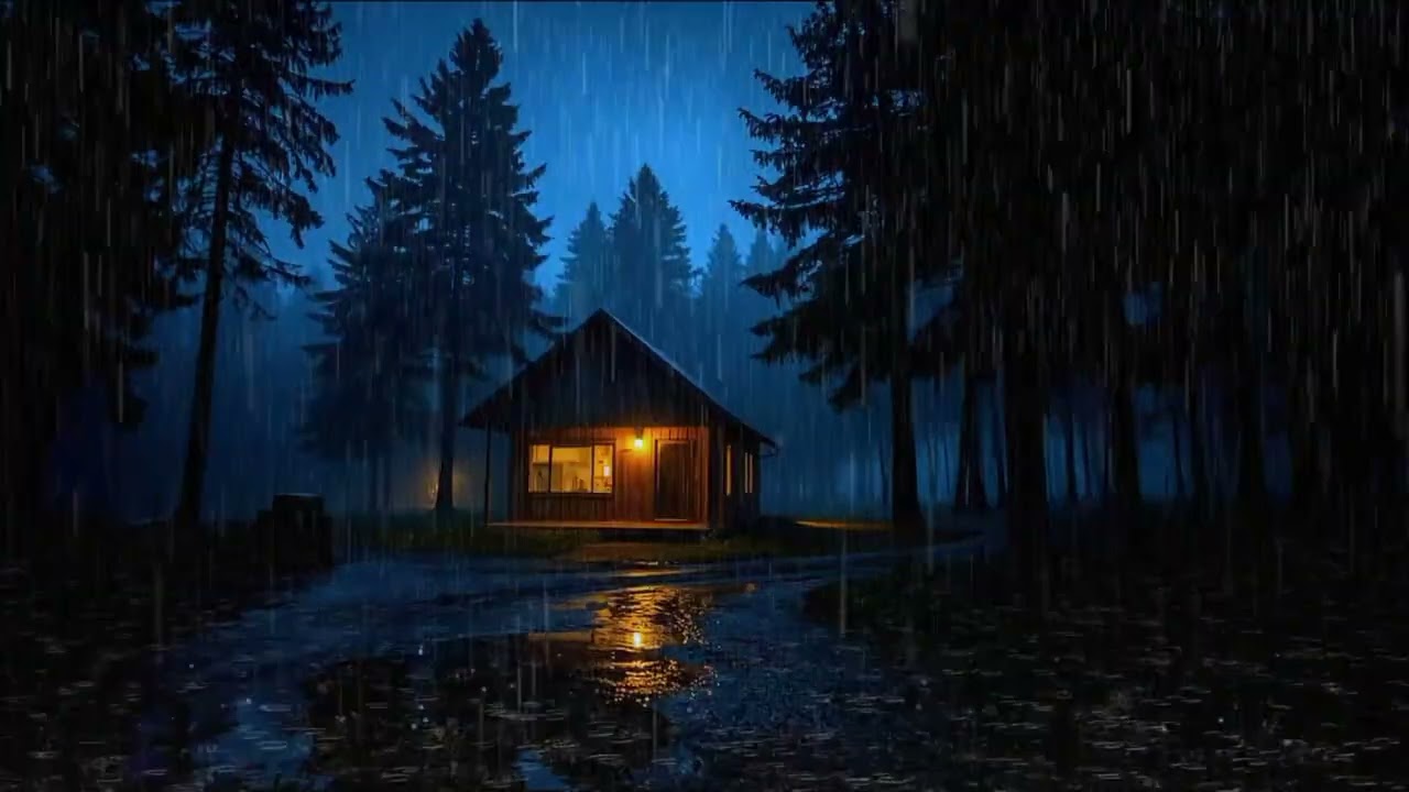 Rain Sounds All Night (No Ads) 🌧️ – Deep Sleep & Calm Mind 💤