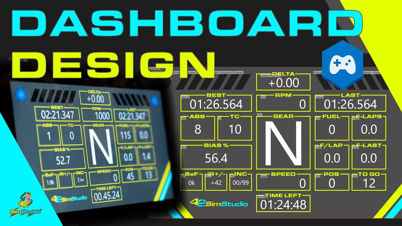 DASHBOARD ENTWERFEN - SIMHUB GUIDE und ANLEITUNG