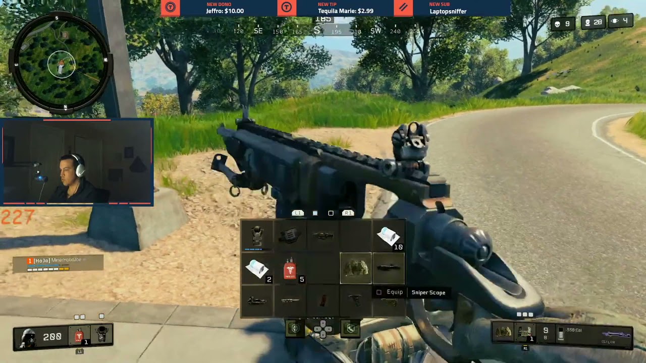 triple Car grapple! 20 kills - Cod Blackout Solos
