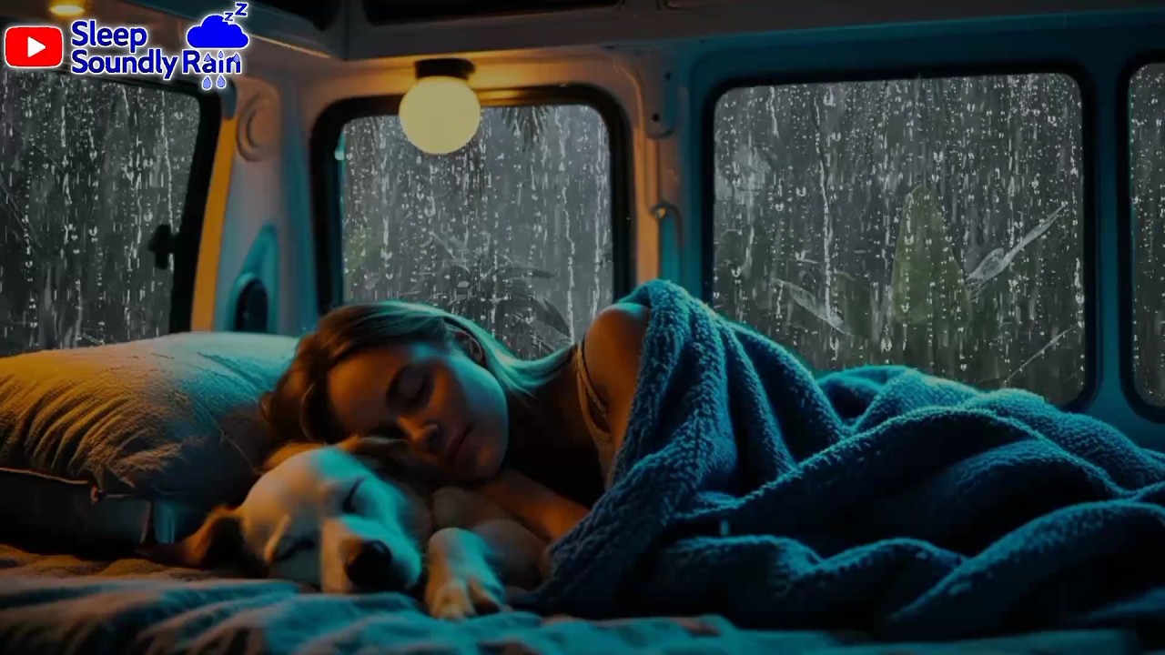 Cozy Car Rain & Thunderstorm AmbienceCalming Sounds for Deep Sleep, Anxiety & Stress Relief