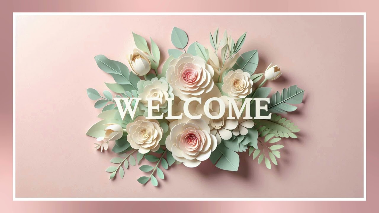 Welcome Screensaver - Wallpaper- Tv Art - Frame Art - 4K