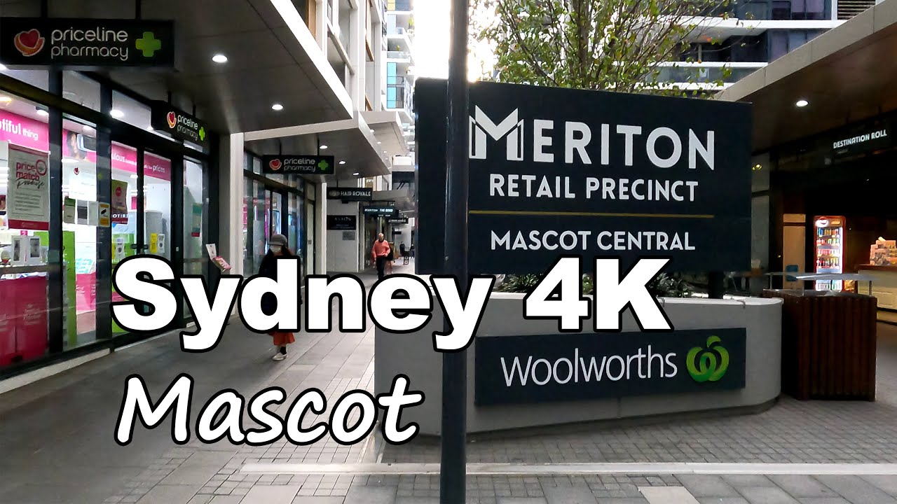 🇦🇺 Sydney Afternoon Walk: Mascot 4K (Sep 2021)