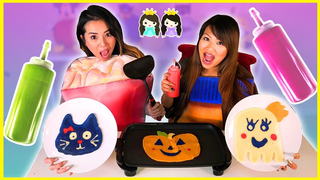 PANCAKE ART CHALLENGE! Halloween Edition