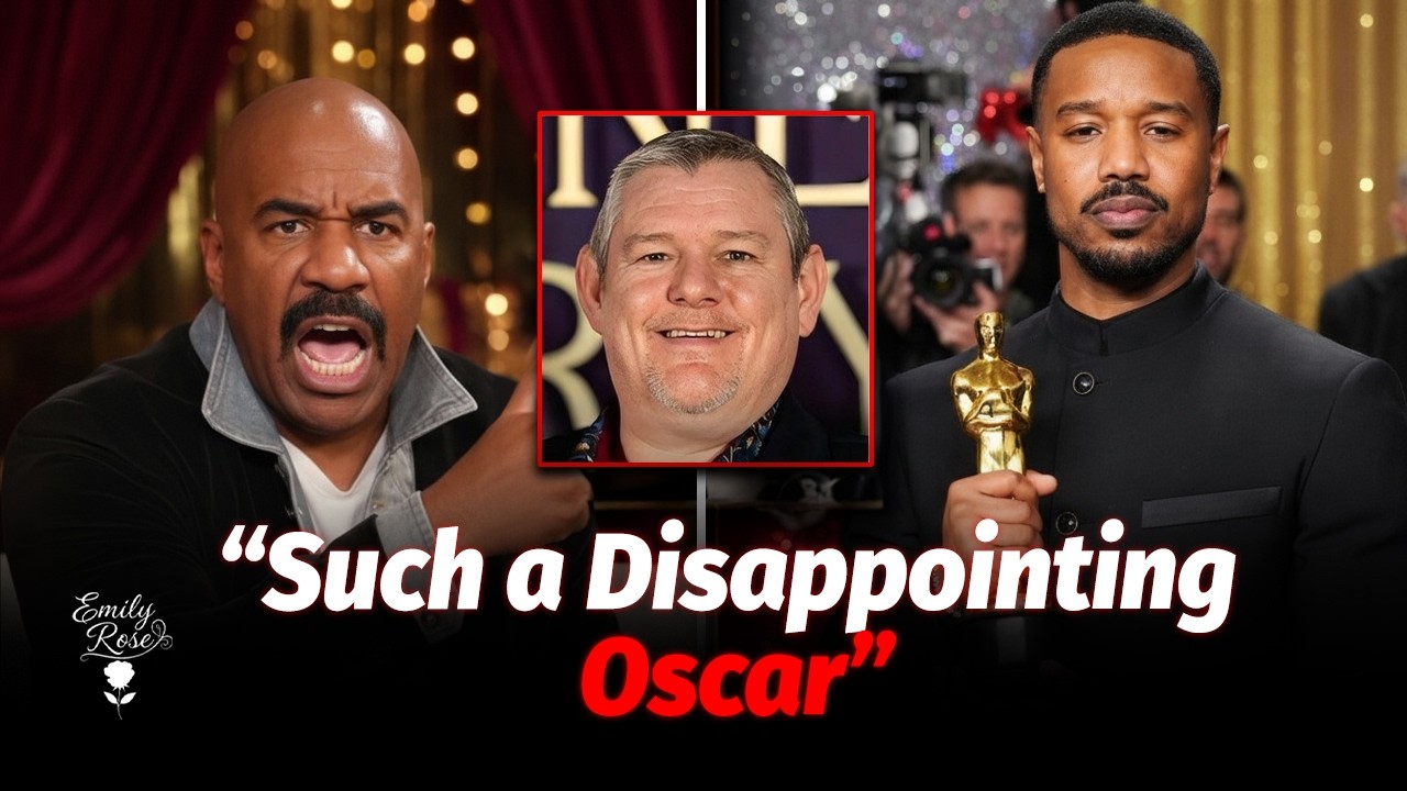 Steve Harvey STUNNED By Michael B. Jordan Oscar Win Amid SHOCKING Slur Controversy Explodes Online
