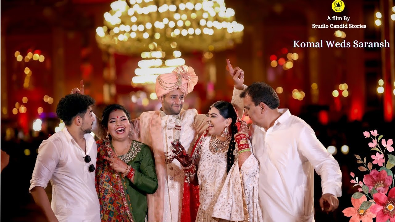 Komal & Saransh || Most Viral Wedding Of 2023 || Indian Wedding Story || Studio Candid Stories