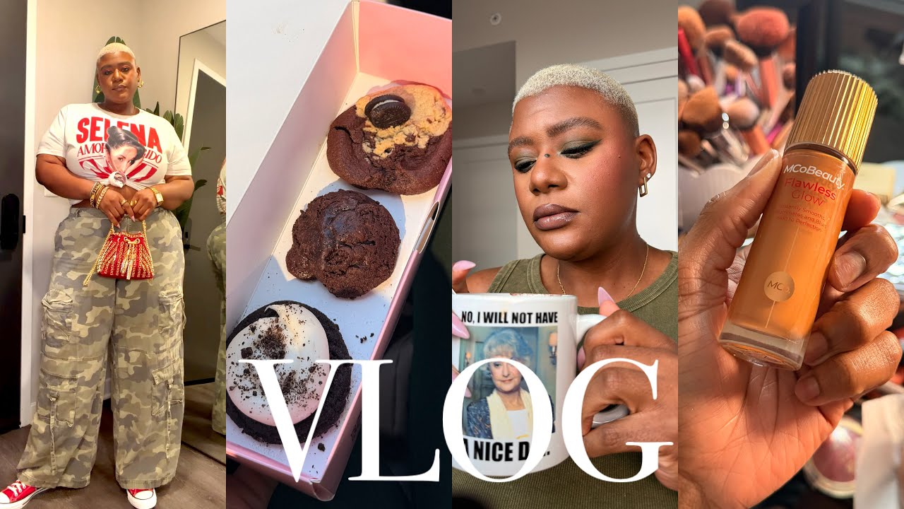 STEVE HARVEY SHOULDERS + CRUMBL COOKIE REVIEW + STARTING TRETINOIN + APRIL SHOP MY STASH || VLOG