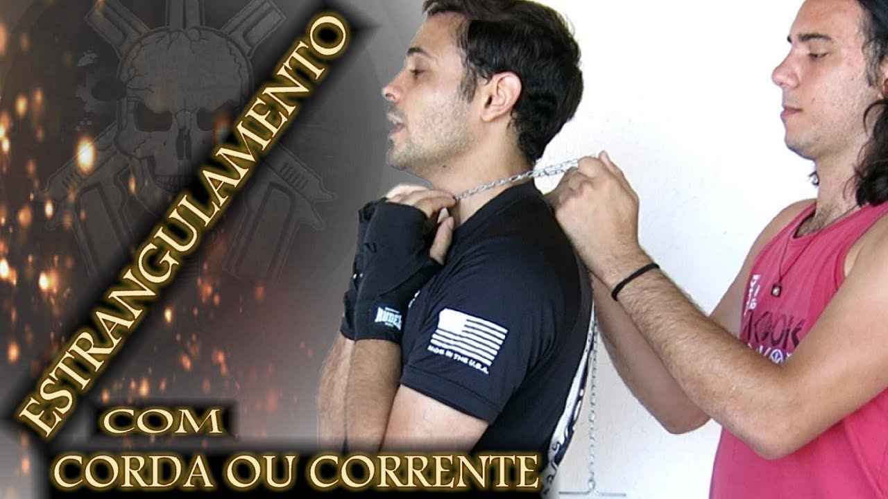 Defesa Pessoal: Como escapar de Estrangulamento com Corda ou Corrente (Artes Marciais) Fight #31