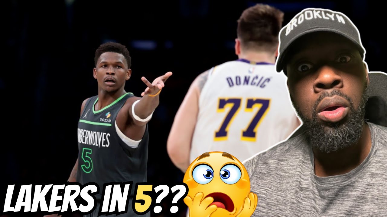 BROOKLYN FAN REACTS TO! Timberwolves vs Lakers Game 1 Highlights!