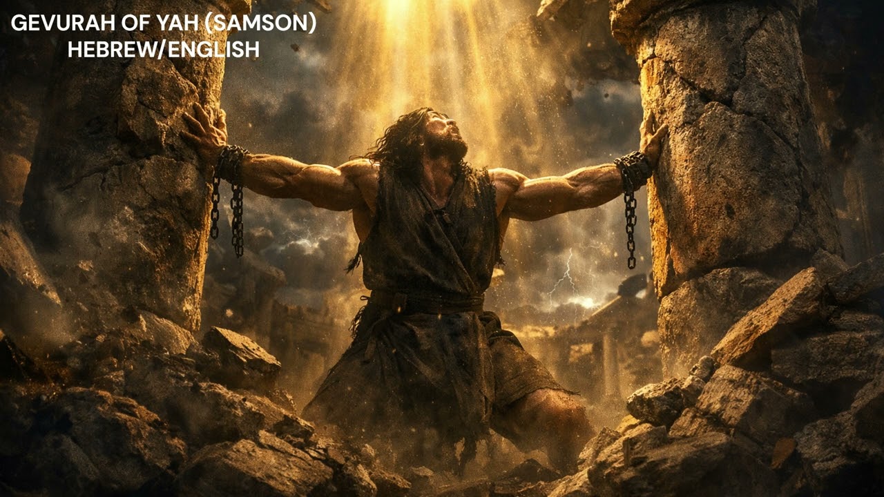 GEVURAH OF YAH (SAMSON) HEBREW/ENGLISH - Debbie Farnum