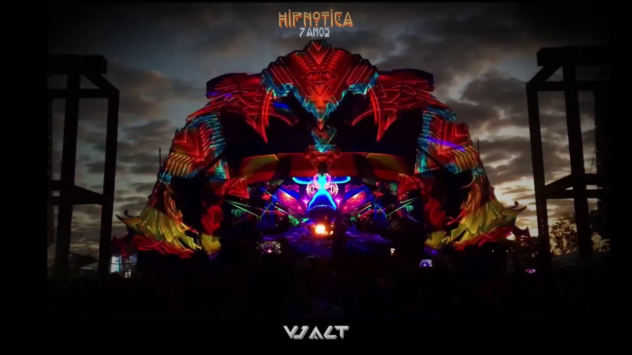 Hipnótica 7 anos - VJ ALT - Projeção Mapeada