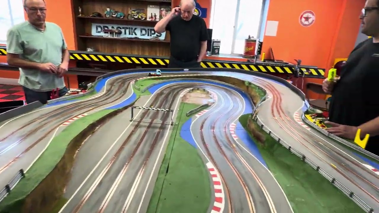 Slot truck racing!