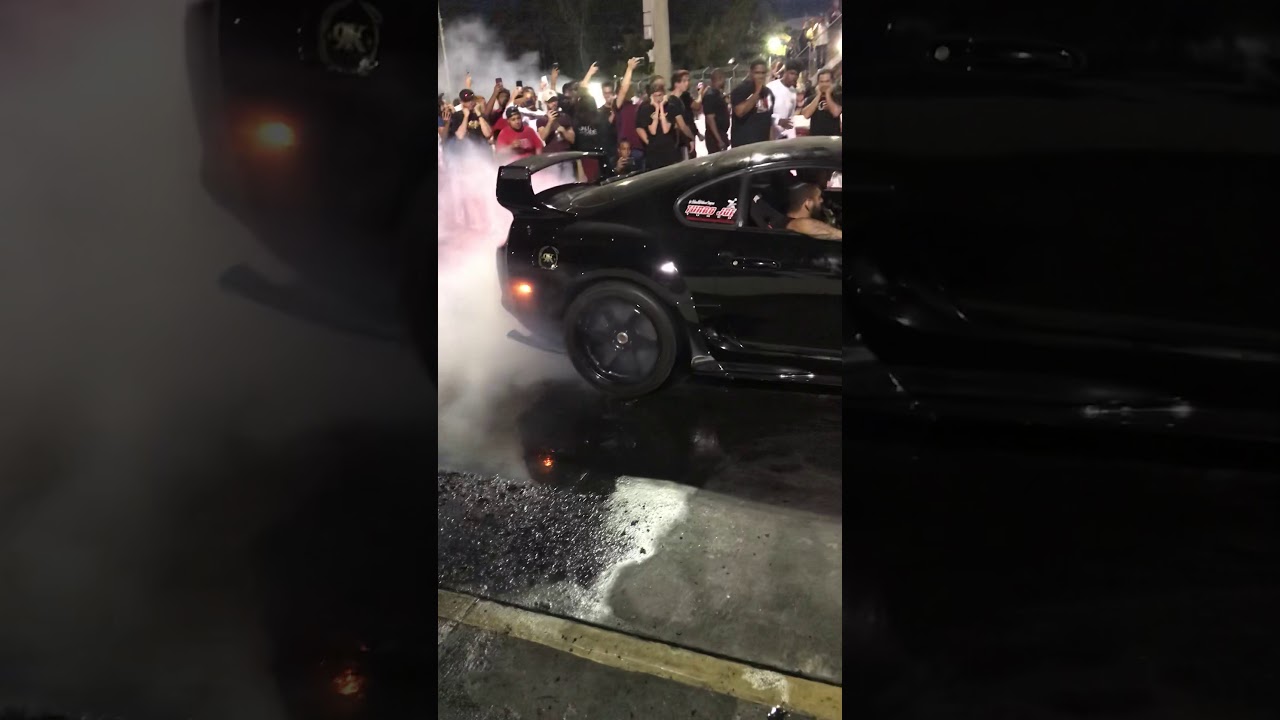 BLACK WIDOW SUPRA 1 TIRE BURNOUT