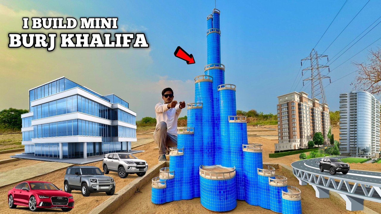 I Build Burj Khalifa Building in Smart City With RC Cars & Tractors - Chatpat toy TV