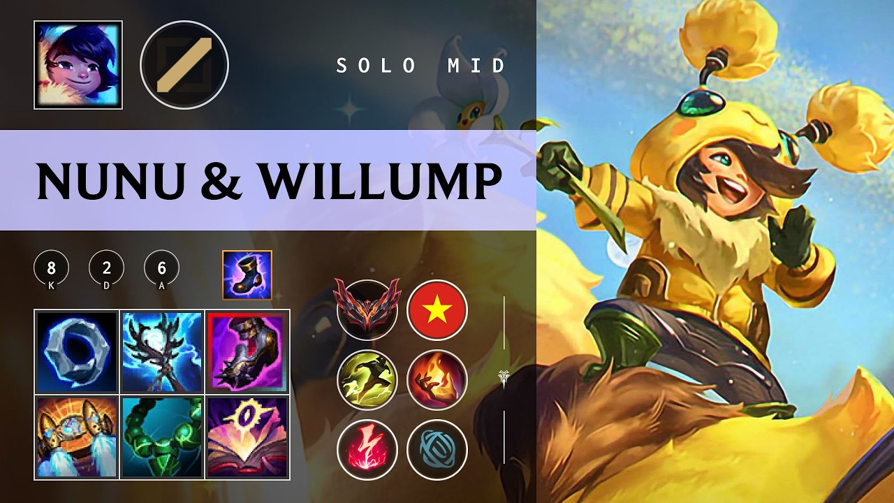 Nunu & Willump Mid vs Lux - VN Grandmaster Patch 26.02