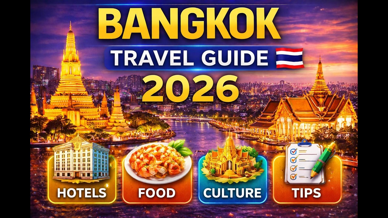 Bangkok Travel Guide 2026 🇹🇭 | Hotels, Food, Culture, Tips & Planning