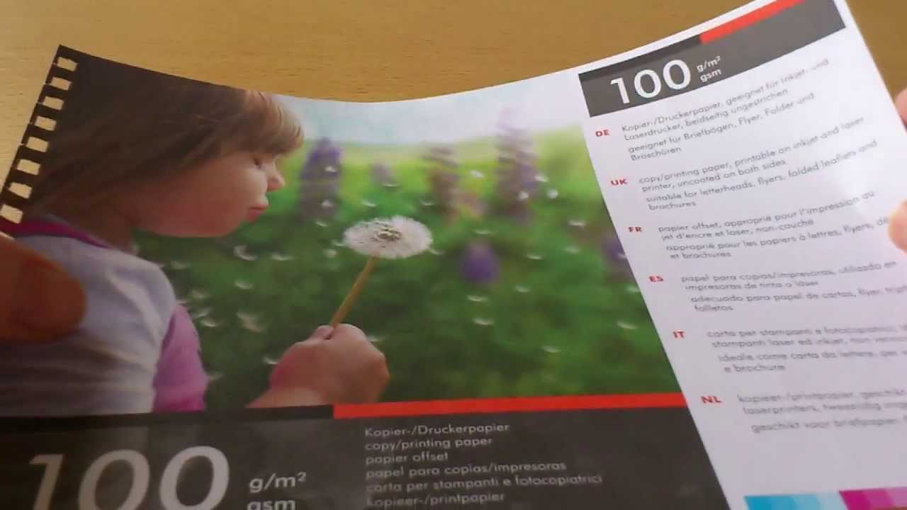 Kopier-/Druckerpapier 100 g/m&sup2;