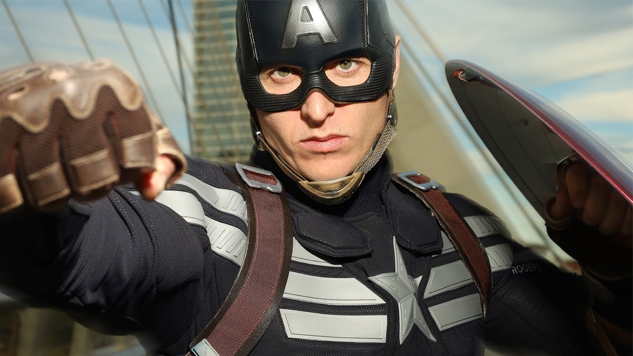 Captain America WINTER SOLDIER Cosplay!