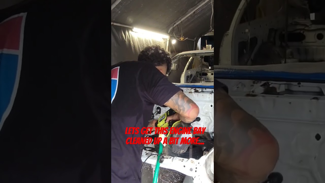 1991 Honda CRX Si Project- more engine bay prep #Honda #CRXSi #HondaCRX #K20Z3CRX