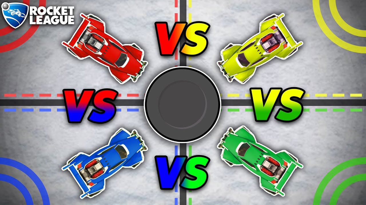 THIS IS 4-TEAM AIR HOCKEY