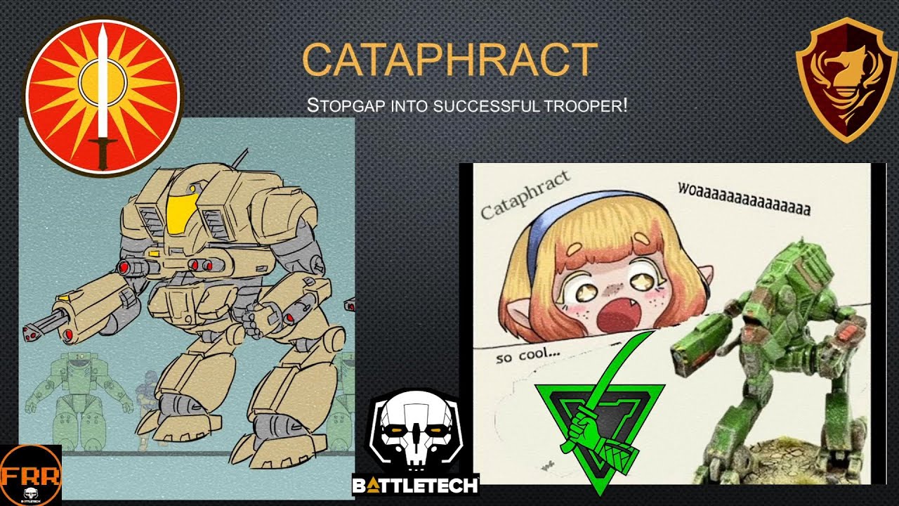 Battletech's Cataphract, an All-Season Trooper Between Realms