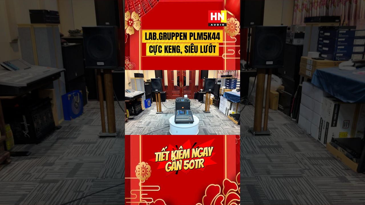 LAB.GRUPPEN PLM5K44 - 4 KÊNH CÓ DSP LAKE 