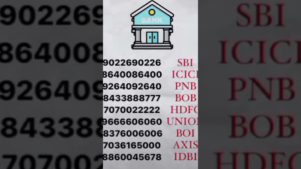 Bank ke number 