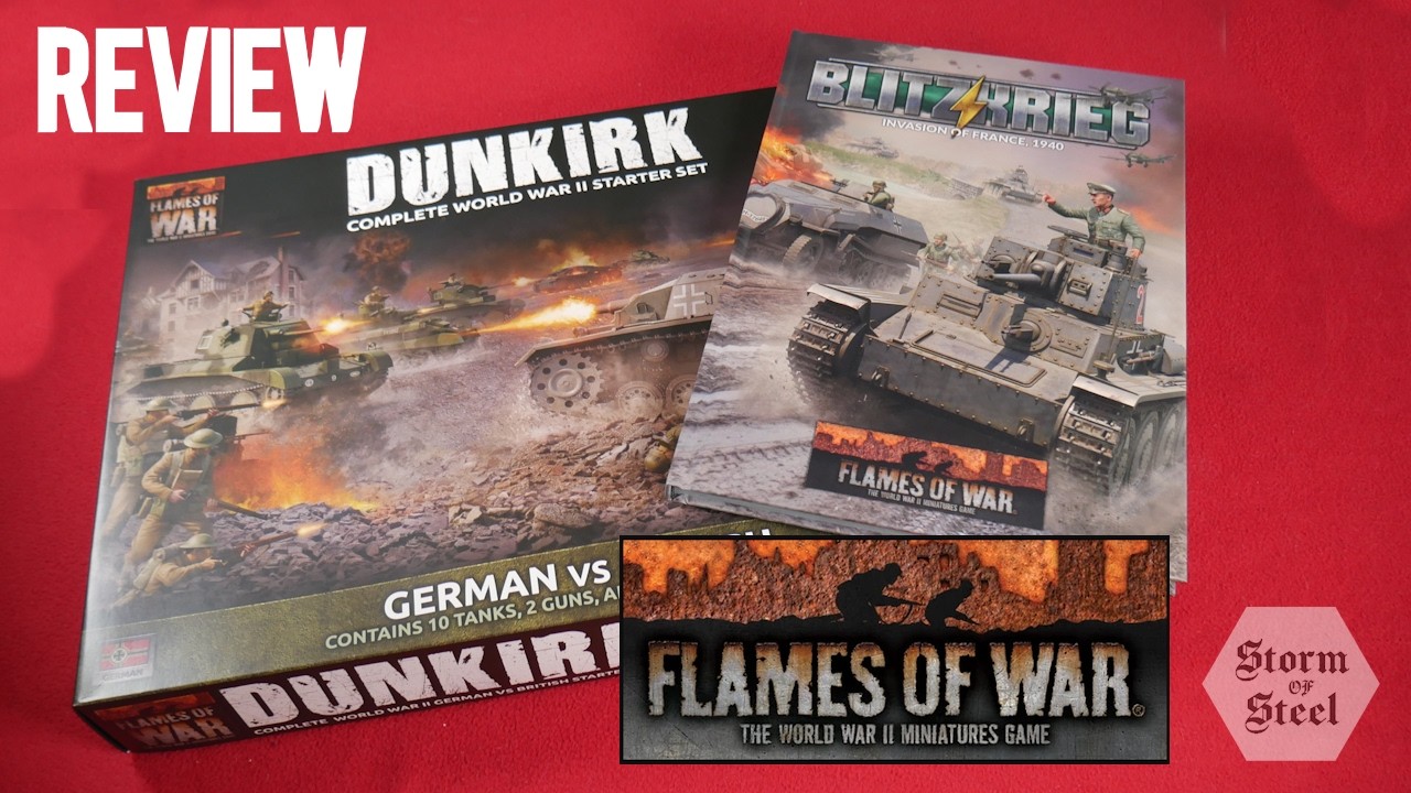 Flames of War Dunkirk Box Set & Blitzkrieg Book Review | Full Early War Breakdown
